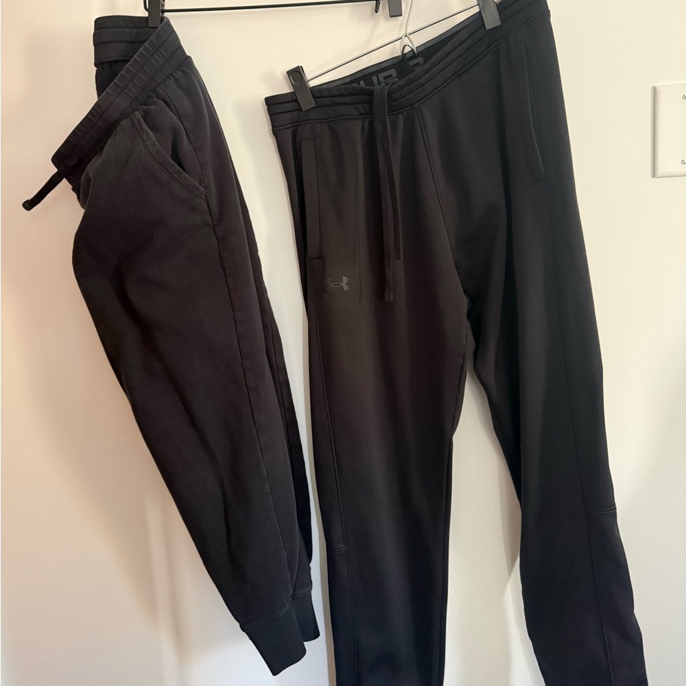 Under Armour Women’s Black Jogger Pants 2 pair